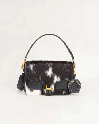 Black and White Cowhide and Calfskin