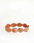 Alta Buena Leather Belt In Calfskin-Tan