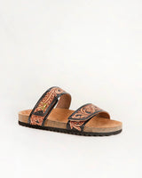 Deen Canyon Sandals - Handtooled Leather