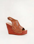 Amelia Sandals Handtooled Leather