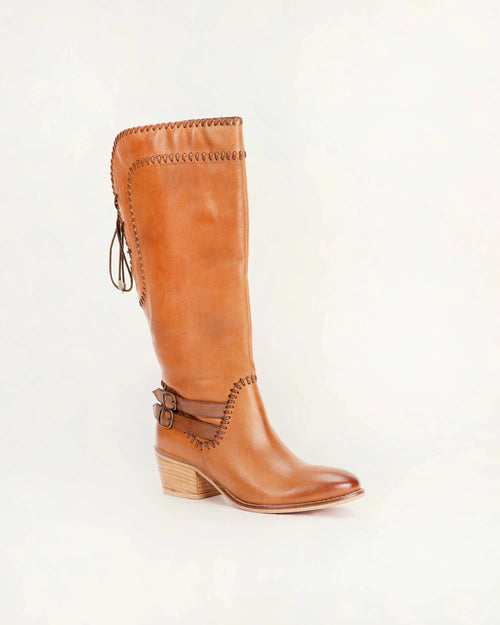 Dusty Trail High Boot In Calfskin