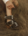 Rodeo Ankle Bootie In Calfskin