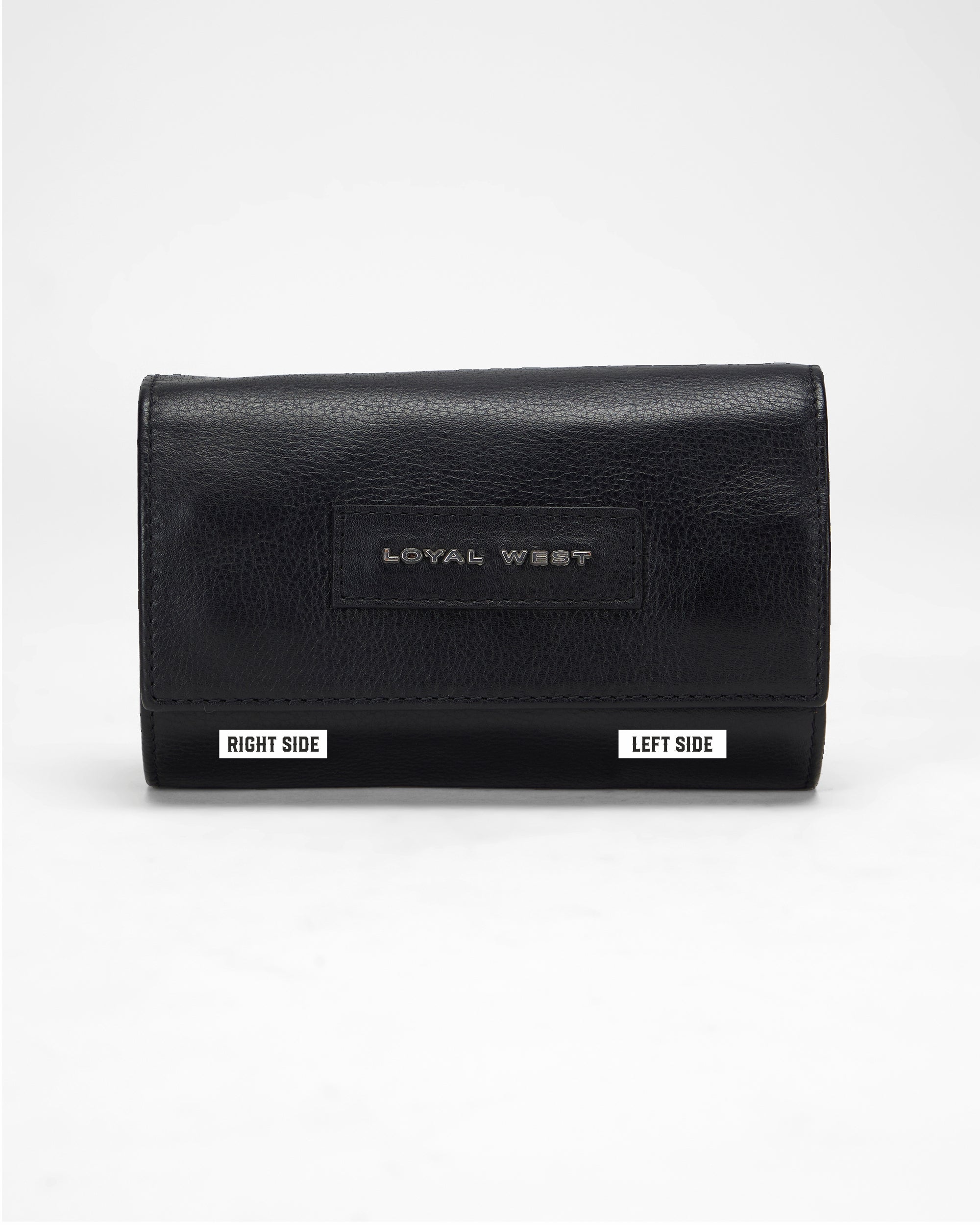 Canyon Jewelry Case In Calf Leather - Black