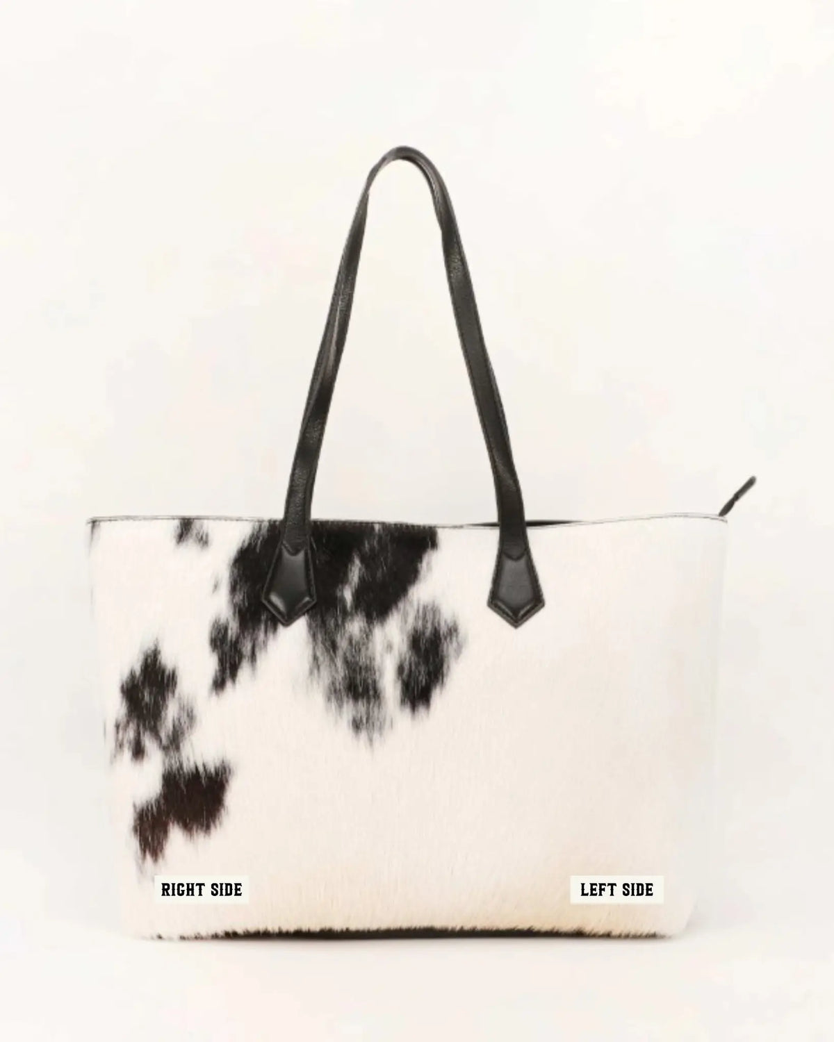 California Poppy Large Bag Black And White