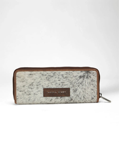 Ranch Road Jewelery Case In Brown & White Cowhide